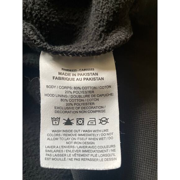 Nike Center Swoosh Mens/Teen/Unisex Black Hoodie Sweatshirt Size Large Cotton - Picture 3 of 7